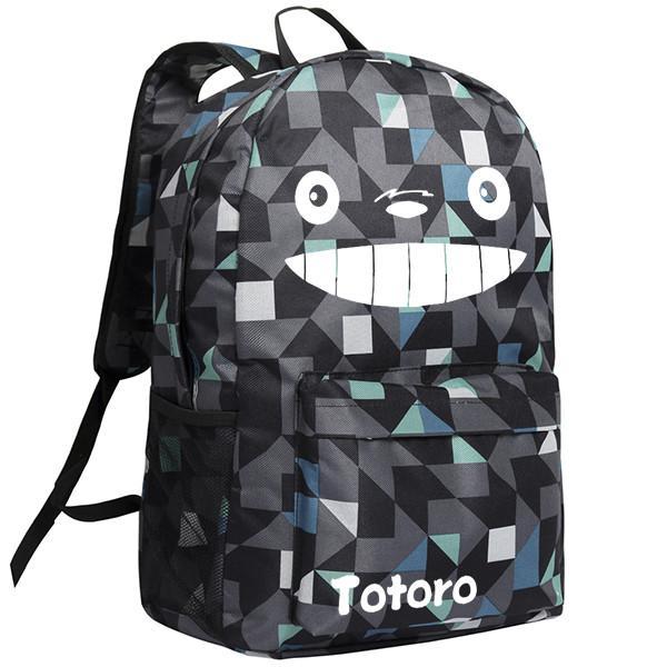 Totoro  Image Pattern Black/Camo Backpack Bag CSSO070 - cosplaysos