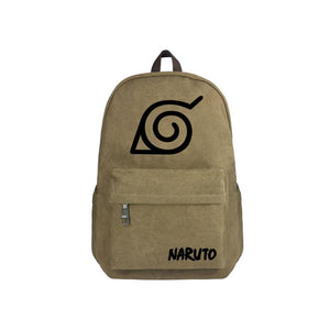 Japanese Anime Naruto Canvas 17" Bag Backpack CSSO068 - cosplaysos