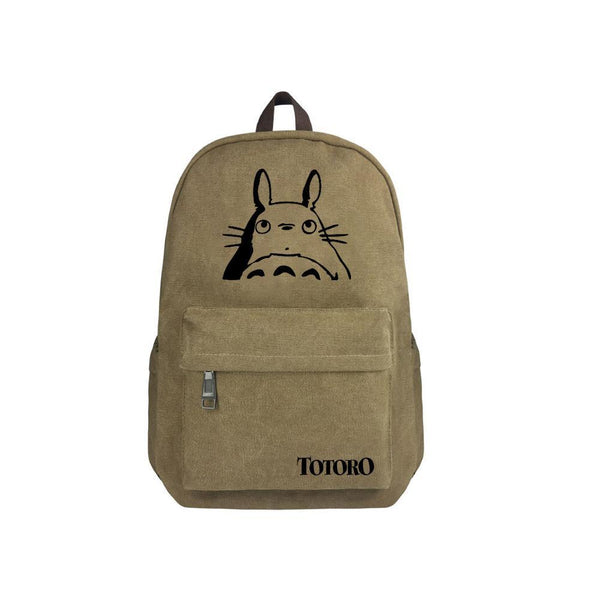 Japanese Anime Totoro Canvas 17" Bag Backpack CSSO071 - cosplaysos