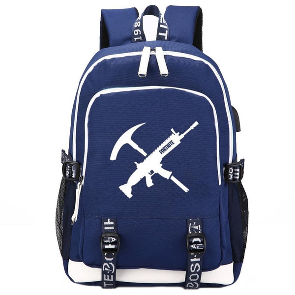 Game Fortnite 17" USB Backpack - No Luminous CSSO095 - cosplaysos