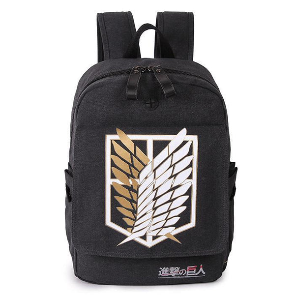 Anime Comics Attack On Titan Canvas Backpack CSSO116 - cosplaysos