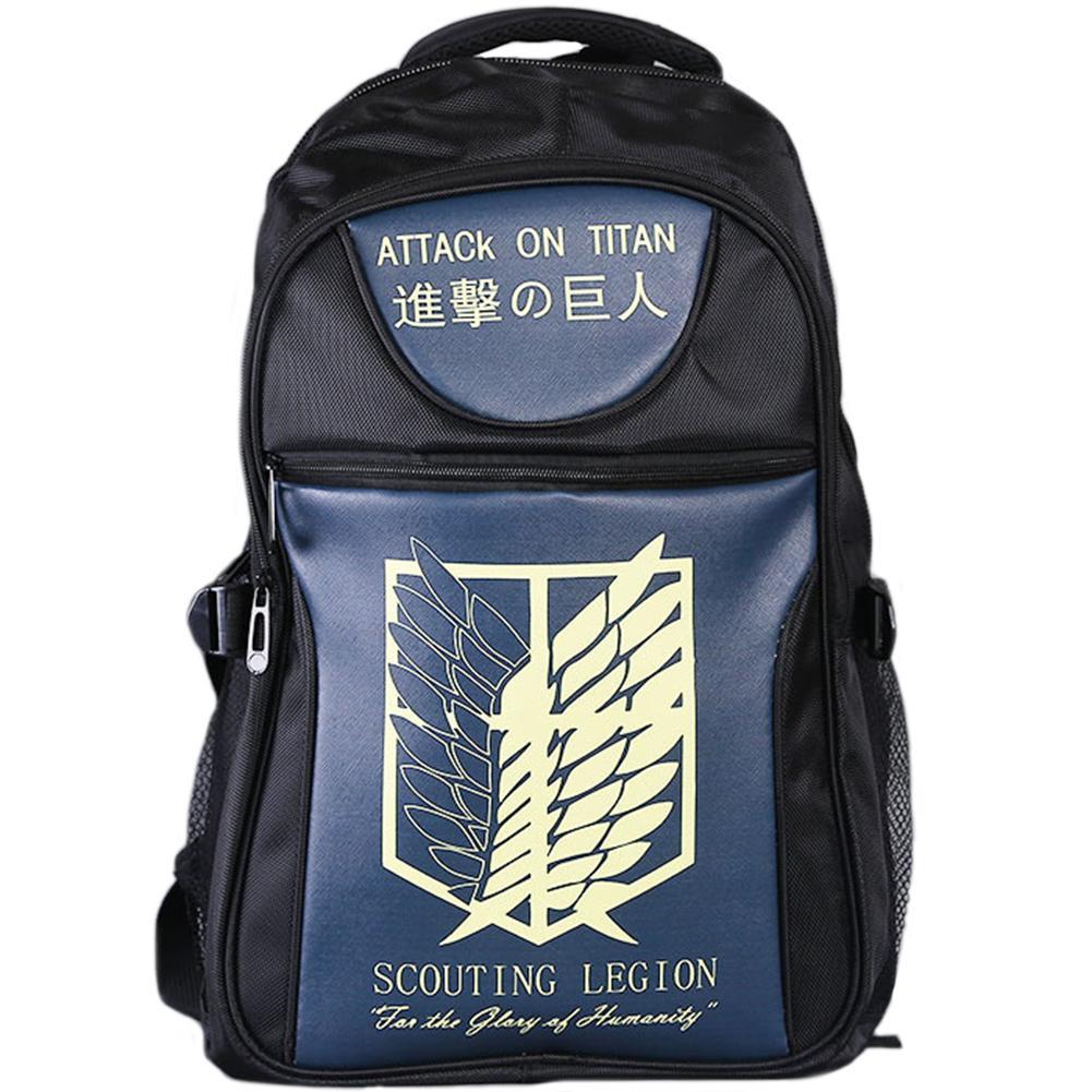 Anime Comics Attack On Titan Teens Backpack CSSO119 - cosplaysos