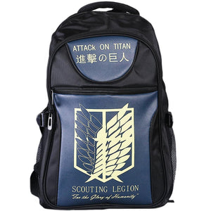 Anime Comics Attack On Titan Teens Backpack CSSO119 - cosplaysos