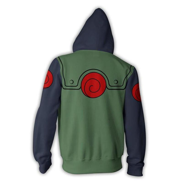 Naruto Hoodie - Hatake Kakashi Zip Up Hoodie CSOS001 - cosplaysos