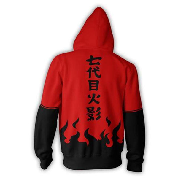 Naruto Hoodie - Nana Daime Hokage Zip Up Hoodie CSOS006 - cosplaysos