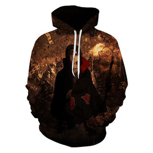 Naruto Hoodie - Naruto Shippuden Uchiha Itachi Pollover Hoodie CSOS009 - cosplaysos