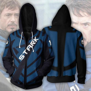 The Avengers Hoodie - Iron Man Zip UP Hoodie CSOS00E - cosplaysos