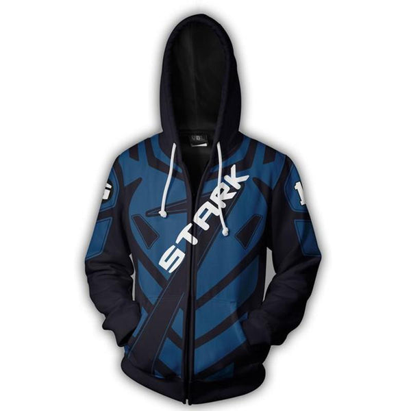 The Avengers Hoodie - Iron Man Zip UP Hoodie CSOS00E - cosplaysos