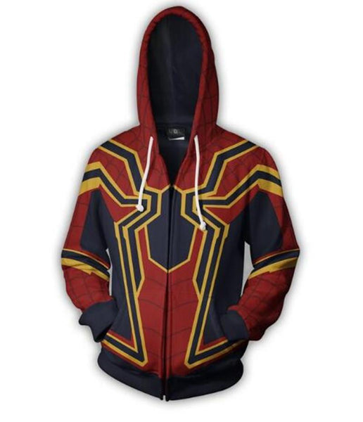 Spider-Man Hoodie - The Avengers Zip Up Hoodie CSOS00I - cosplaysos