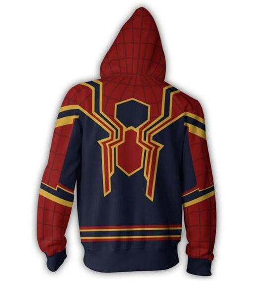 Spider-Man Hoodie - The Avengers Zip Up Hoodie CSOS00I - cosplaysos