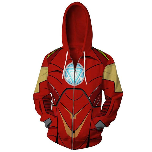 The Avengers Hoodie - Captain America Zip Up Hoodie CSOS00L - cosplaysos