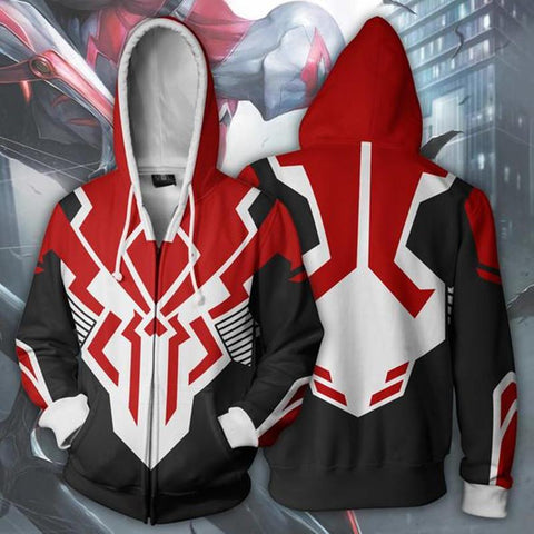 Spider-Man Hoodie - The Avengers Zip Up Hoodie CSOS00S - cosplaysos