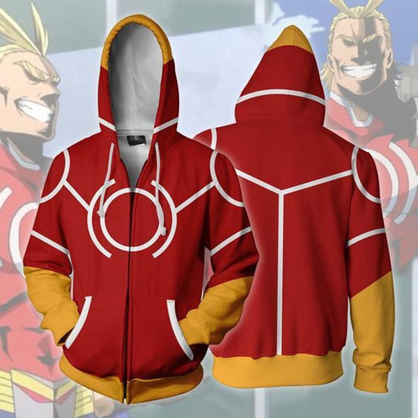 My Hero Academia Hoodie - Boku No Zip Up Hoodie CSOS018 - cosplaysos