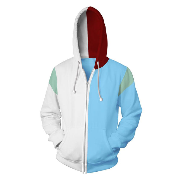 My Hero Academia Hoodie - Shoto Todoroki Zip Hoodie CSOS021 - cosplaysos