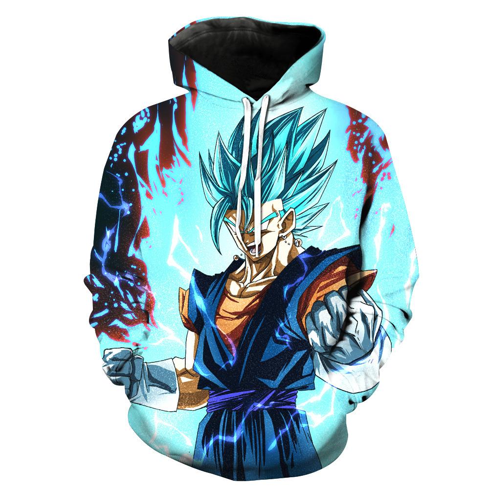 Dragon Ball Z Vegito Blue Awesome Graphic Pullover Hoodie CSOS025 - cosplaysos