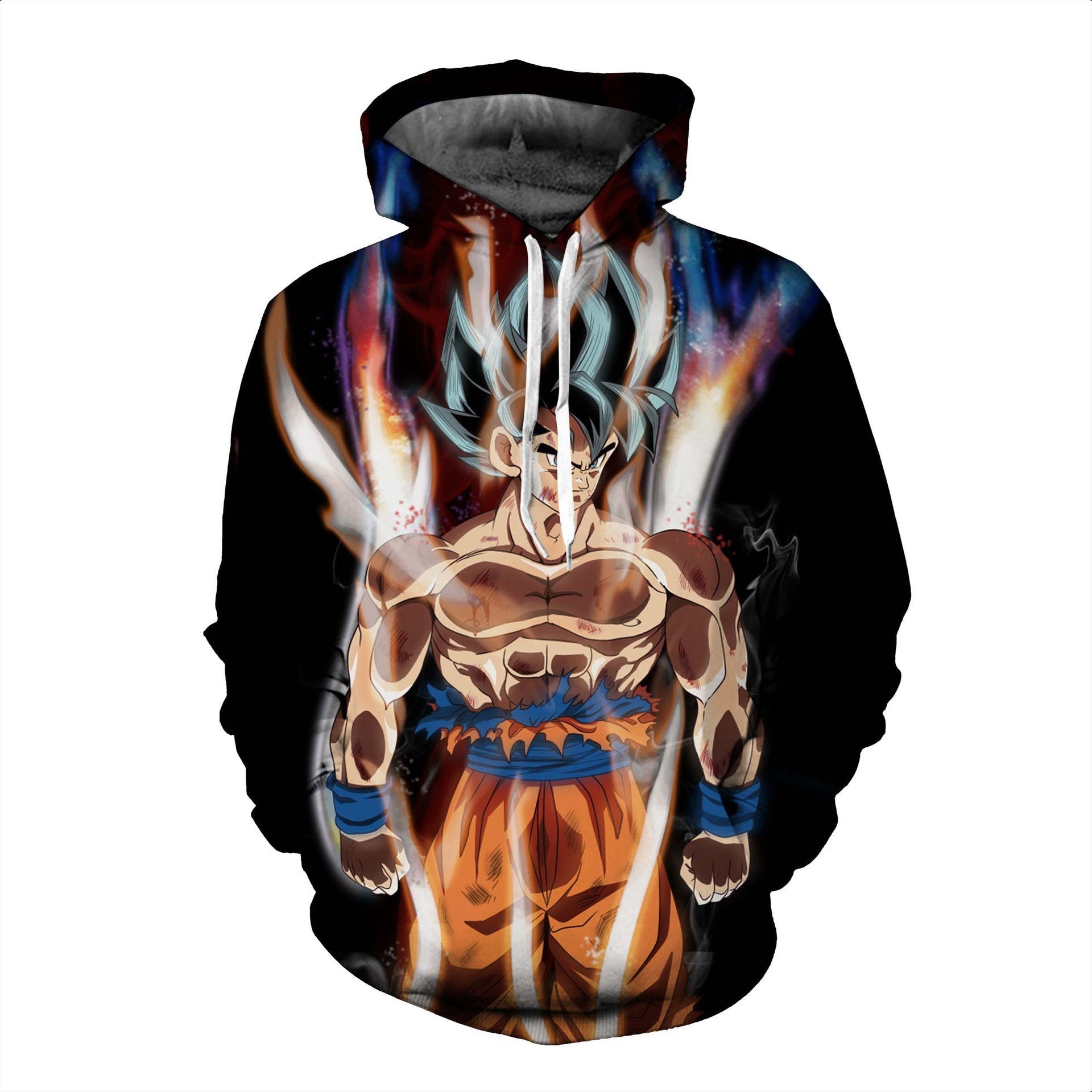 Dragon Ball Z Hoodie Goku Ultra Instinct Pullover Hoodie CSOS030 - cosplaysos