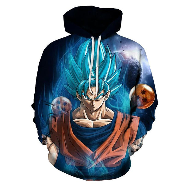 Dragon Ball Z Super Goku Pullover Hoodie CSOS035 - cosplaysos