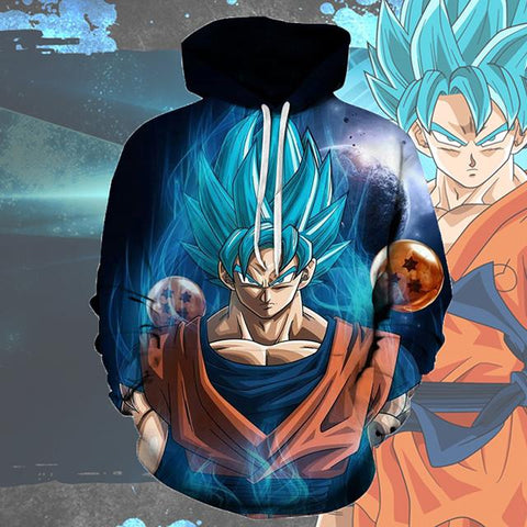 Dragon Ball Z Super Goku Pullover Hoodie CSOS035 - cosplaysos