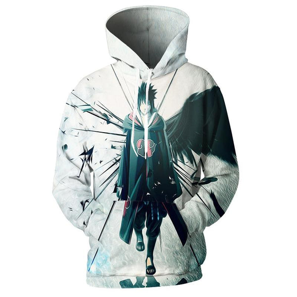 Naruto Hoodie - Akatsuki Sasuke Pullover Hoodie CSOS103 - cosplaysos