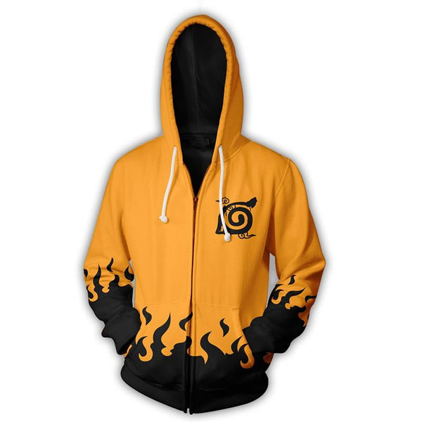 Naruto Hoodie -  Naruto Seal Zip Up Hoodie CSOS106 - cosplaysos