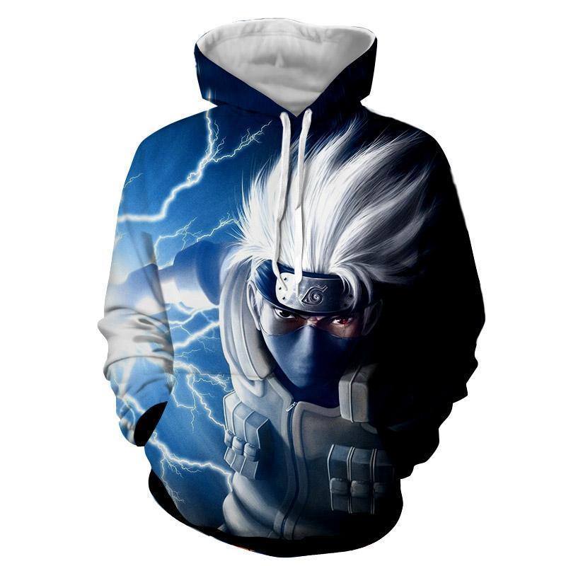 Naruto Hoodie - Kakashi Pullover Hoodie - cosplaysos