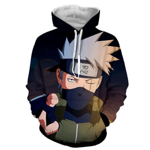 Naruto Hoodie - Kakashi Pullover Hoodie - cosplaysos