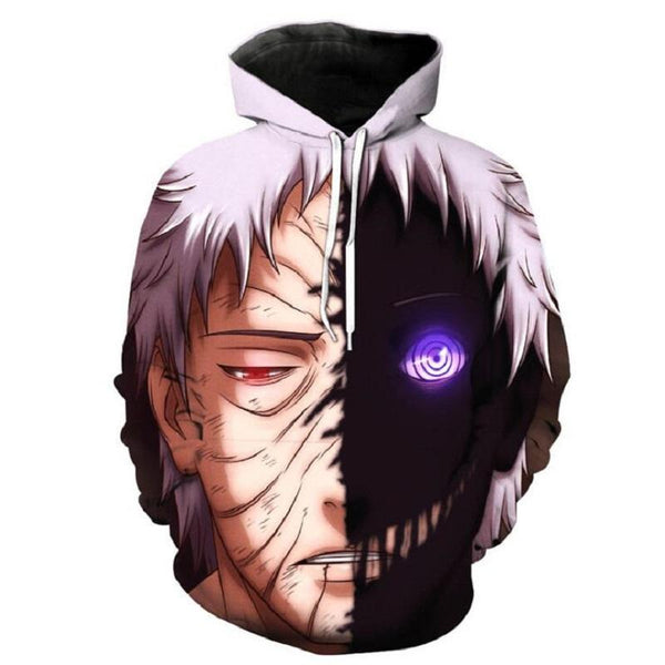 Naruto Hoodie - Uchiha Obito Pullover Hoodie - cosplaysos