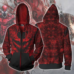 Spider-Man Hoodie - Venom vs. Carnage Zip Up Hoodie CSOS122 - cosplaysos