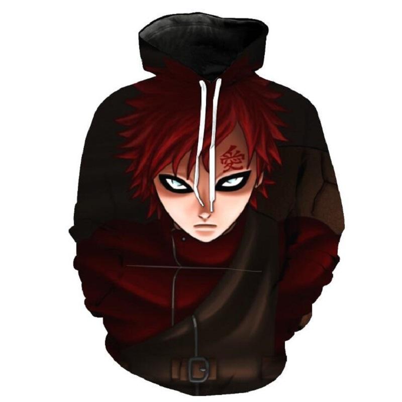 Naruto Hoodie - Gaara Pullover Hoodie - cosplaysos