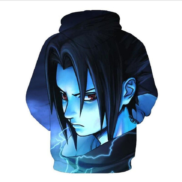 Naruto Hoodie - Sasuke Uchiha Pullover Hoodie - cosplaysos