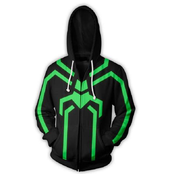 Avengers Hoodie - Spider-Man Zip Up Hoodie CSOS152 - cosplaysos