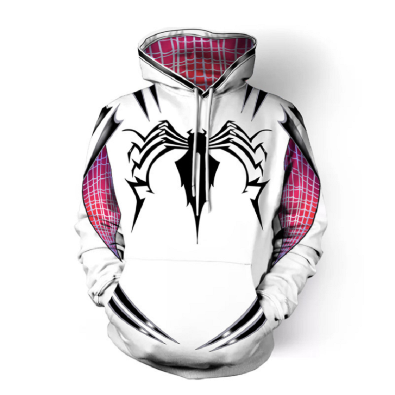 Spider-Man Hoodie - Gwen Pullover Hoodie CSOS163 - cosplaysos