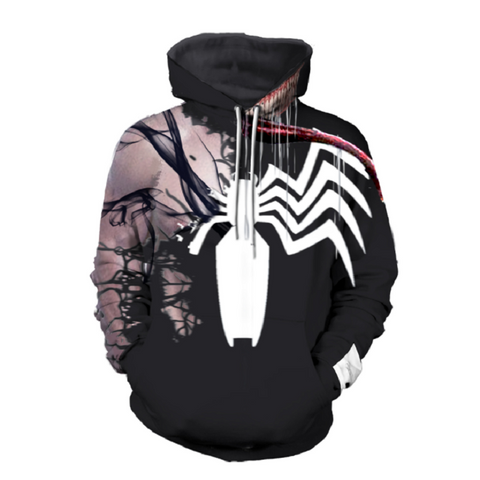 Spider-Man Hoodie - Venom Pullover Hoodie CSOS168 - cosplaysos