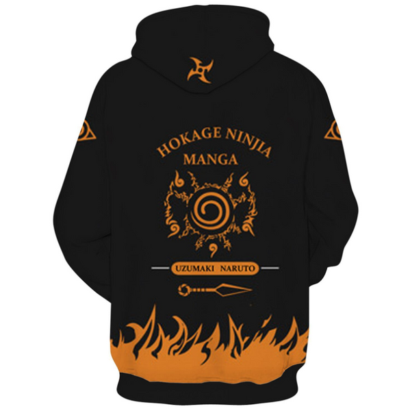 Naruto Hoodie - Hokage Ninjia Pullover Hoodie CSOS198 - cosplaysos