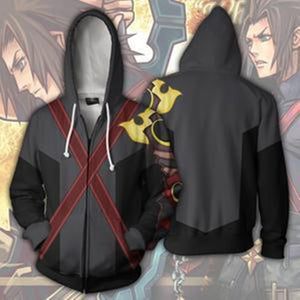 Kingdom Hearts Hoodie - Terra Zip Up Hoodie CSOS305 - cosplaysos