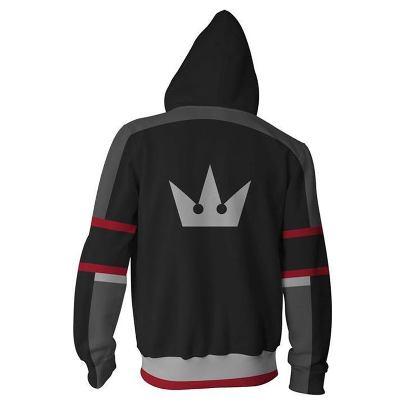 SORA♡JK♡ Kingdom Hearts Hoodie | Sora Zip Up Hoodie | Cosplay Costume