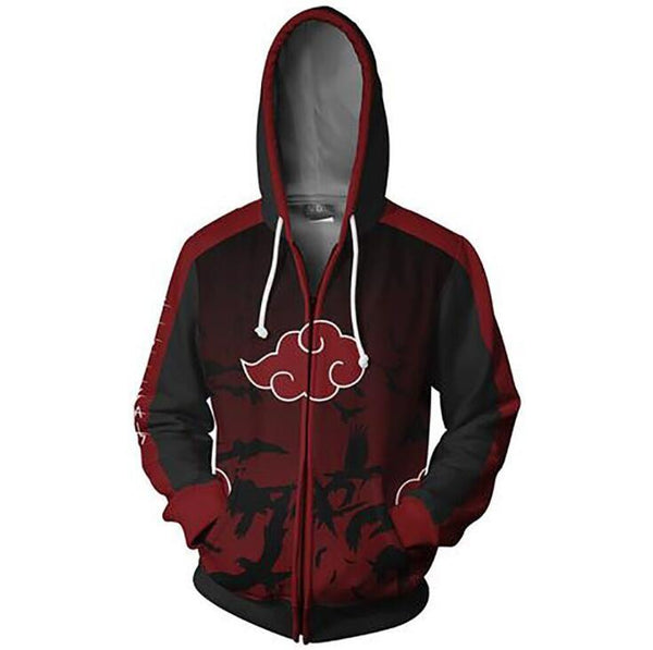 Naruto Hoodie -  Uchiha Itachi Zip Up Hoodie CSOS316 - cosplaysos