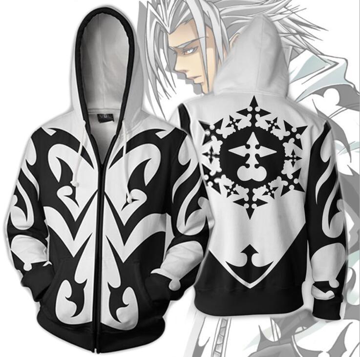 Kingdom Hearts Hoodie - Xemnas Zip Up Hoodie CSOS317 - cosplaysos