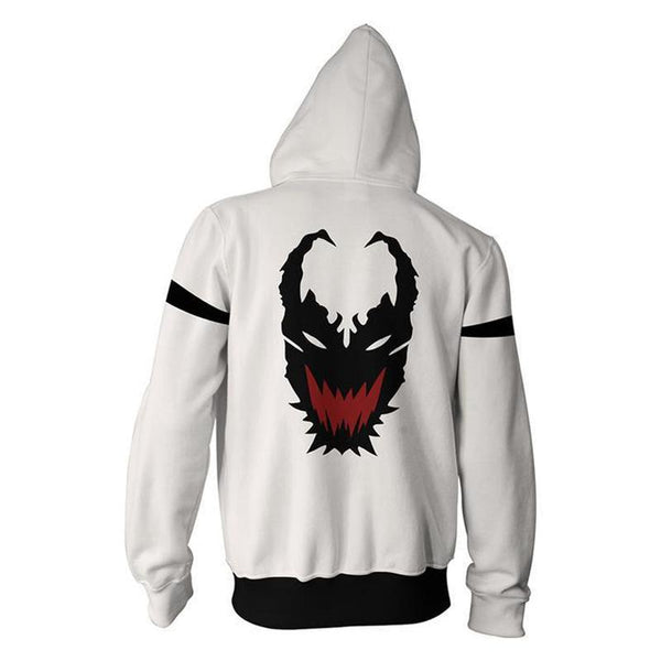 Spider-Man Hoodie - Anti Venom Zip Up Hoodie CSOS511 - cosplaysos