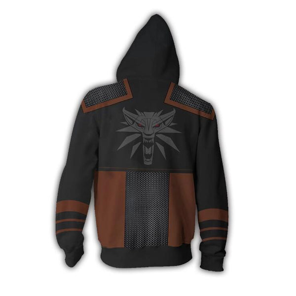 The Witcher 3 Hoodie - Wild Hunt Zip Up Hoodie CSOS536 - cosplaysos