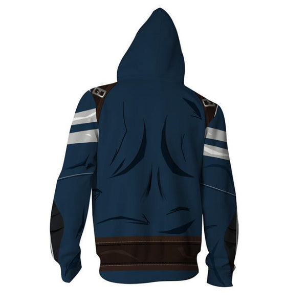 The Avengers Hoodie - Captain America Zip Up Hoodie CSOS550 - cosplaysos