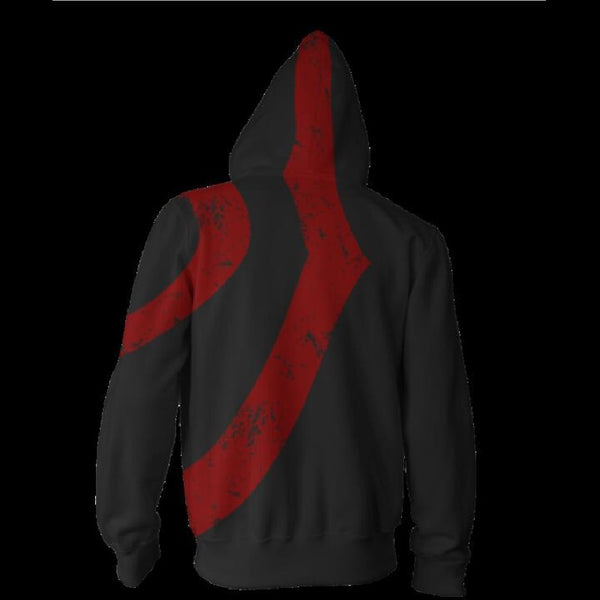 God of War Hoodie - Kratos Zip Up Hoodie CSOS551 - cosplaysos