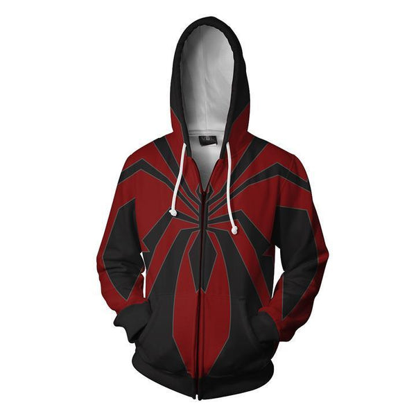 Spider-Man Hoodie - The Avengers Zip Up Hoodie CSOS565 - cosplaysos