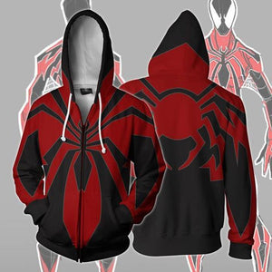 Spider-Man Hoodie - The Avengers Zip Up Hoodie CSOS565 - cosplaysos