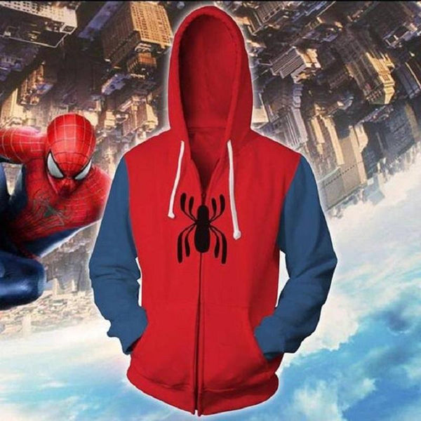 Spider-Man Hoodie - Homecoming Zip Up Hoodie CSOS566 - cosplaysos