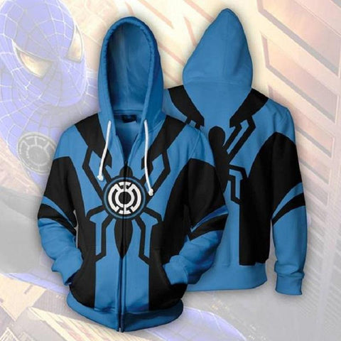 Spider-Man Hoodie - The Avengers Zip Up Hoodie CSOS572 - cosplaysos