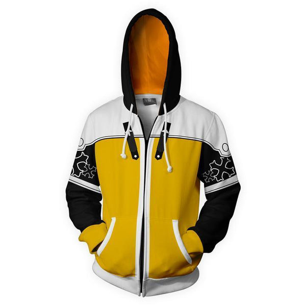 Kingdom Hearts Hoodie - Sora Master Form Zip Up Hoodie CSOS583 - cosplaysos