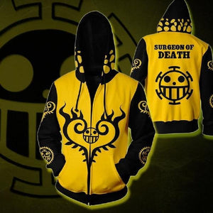 Documento En la actualidad Noreste One Piece Hoodie | Trafalgar Law Zip Up Hoodie | Cosplay Costume –  cosplaysos