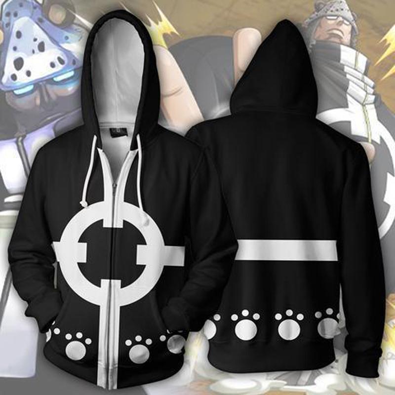 One Piece Hoodie - Shichibukai Kuma Zip Up Hoodie CSOS618 - cosplaysos