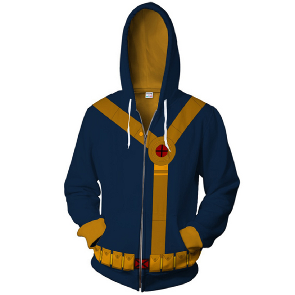 Marvel Comics Hoodie - X-Men Zip Up Hoodie CSOS700 - cosplaysos